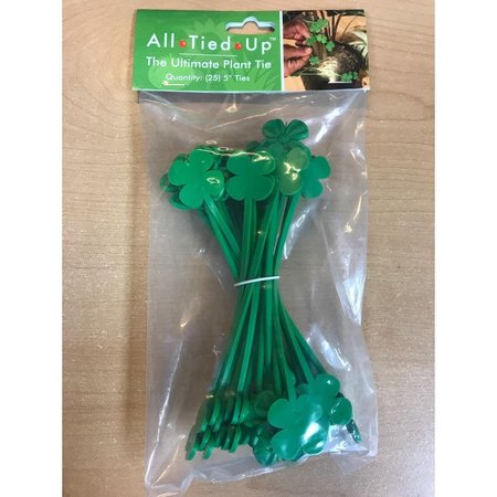ULTIMATE INNOVATIONS 8 in Flower Green Plant Ties 3120